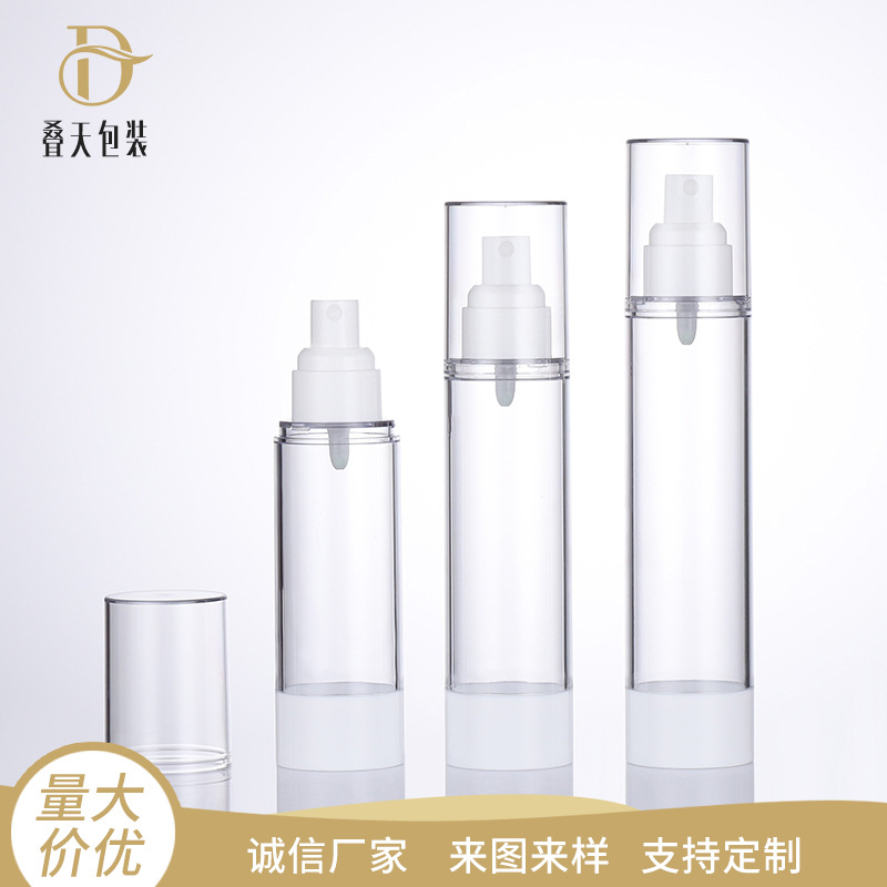 80ml 100ml 120ml Cosmetics Subpackage Vacuum Bottion Makeup Water Water Water Bottle